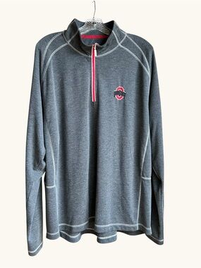 Men’s Tommy Bahama Ohio State 1/4 zip pullover sz XXL